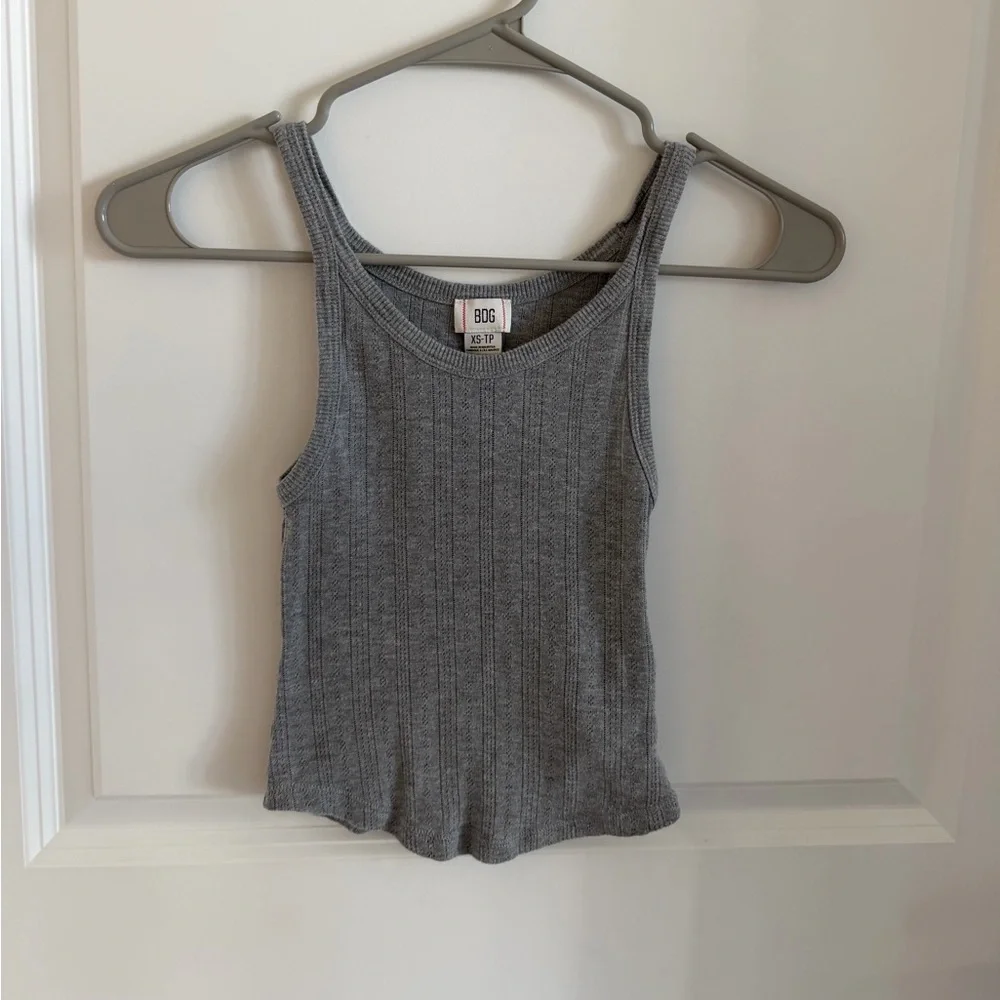 BDG Ribbed Tank Top - Picture 1 of 5